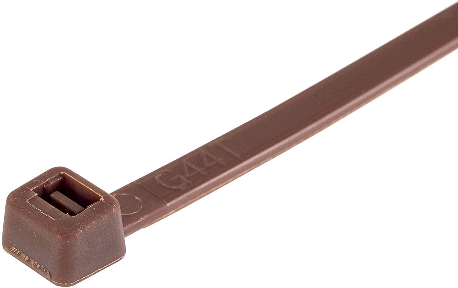 KAFTON Fascette Stringicavo Marroni – 100 Pezzi 370x7,6 Mm, Nylon UL, Autobloccanti, Per PC E Fai Da Te - 5