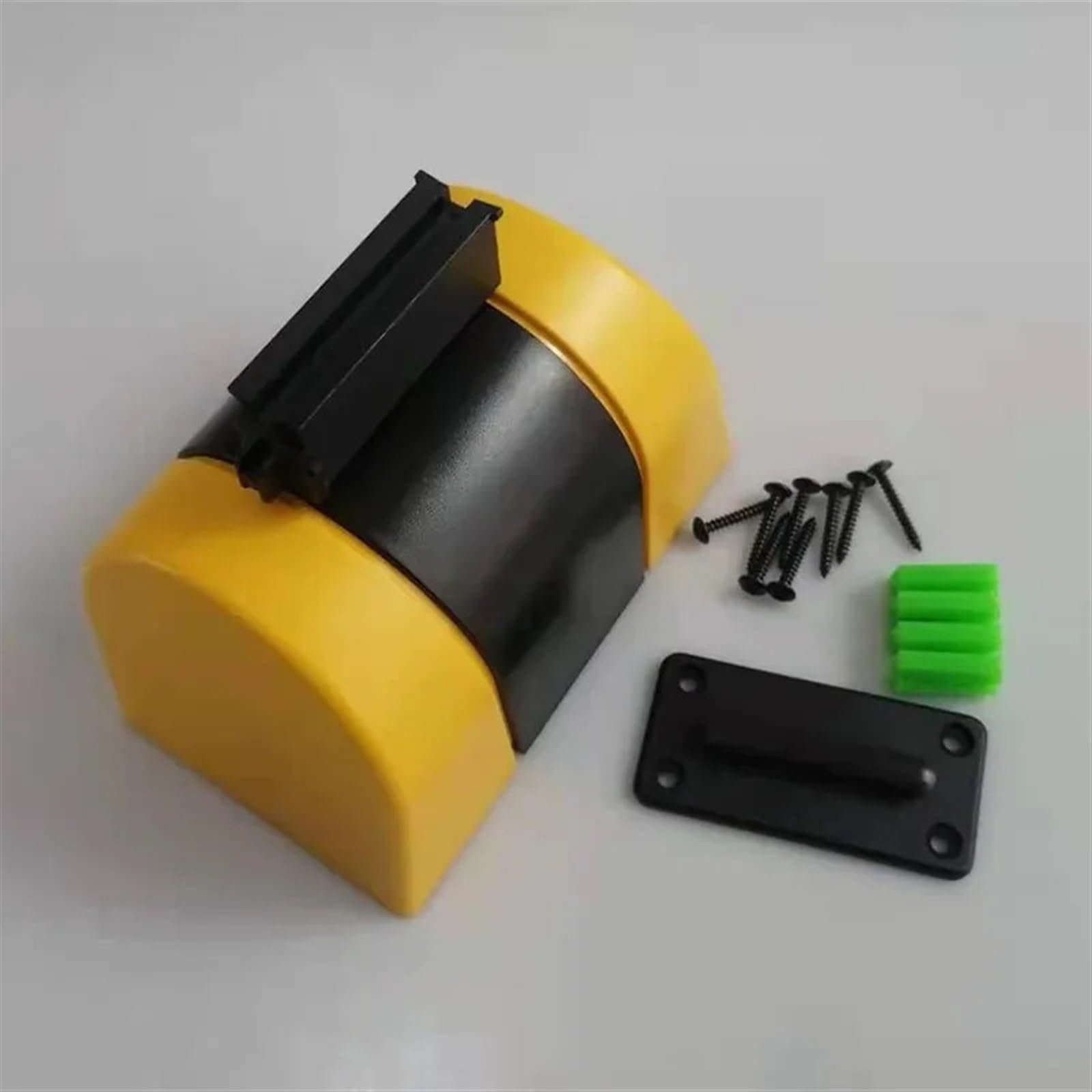 Cinta Balizamiento Montado En Pared Cinta de barrera retráctil 10 m for pared, cinta seguridad for almacén, taller, control multitudes, colorida, opcional para Aeropuertos(Yellow)