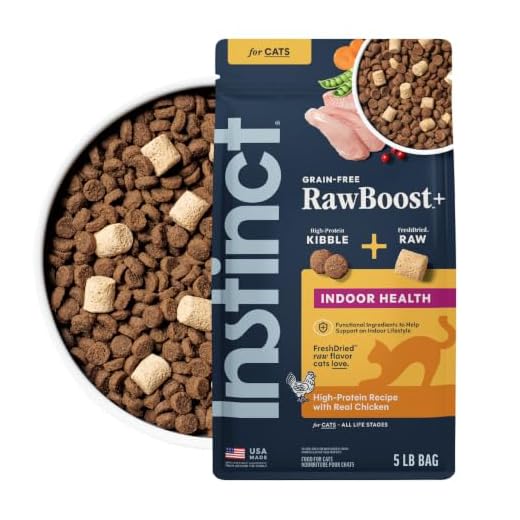 Instinct RawBoost Indoor Health, Dry Cat Food + Freeze Dried, 5 lb. Bag