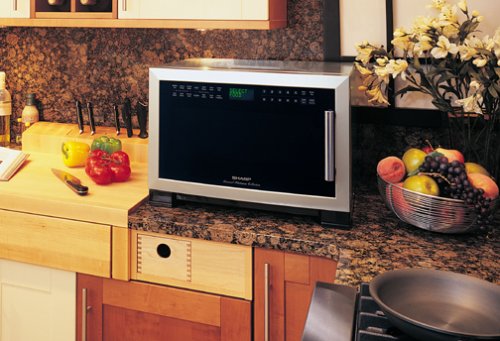 Image of Sharp R-630DS 1100-Watt 1-2 /5-Cubic-Foot Microwave, Silver