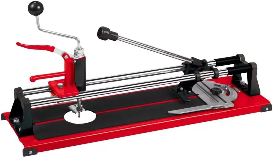 DED22600 Manual 3-in-1 Tile Cutter 600 mm Diameter 19 mm Angle Guide Sliding Guide Chrome Plated Guide Metal Construction