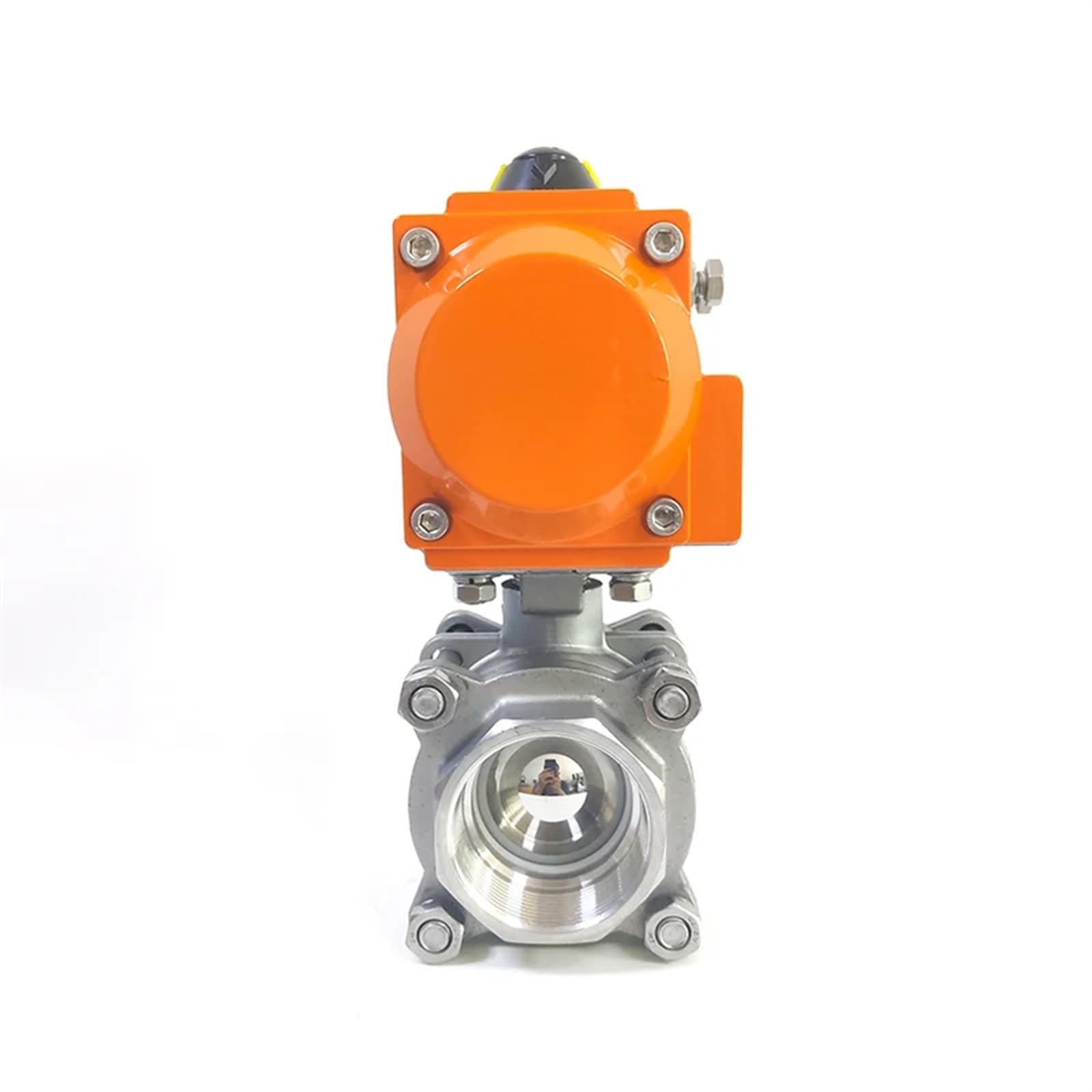 JNVFTCUX DN15 Three piece High Platform Pneumatic Ball Valve Stainless steel Q611F-16P Double Acting Cylinder