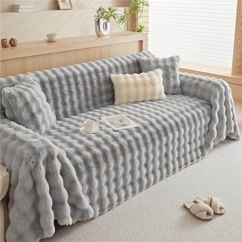 Extra Lar - Manta suave para sofá, 1/2/3/4 plazas, para sala de estar, 180 x 300 cm, acogedora manta para sofá, decoración de suelo