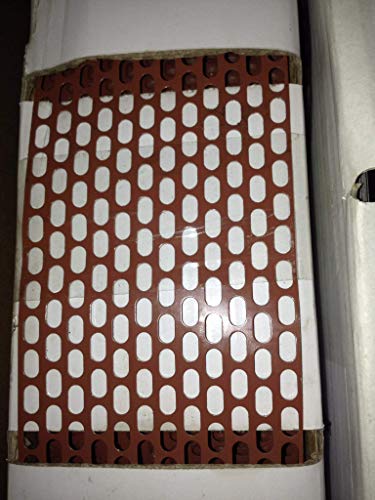 Grille de protection pour oiseaux en aluminium Rouge/noir 50 mm x 10 m