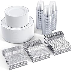 Silver Dinnerware Set