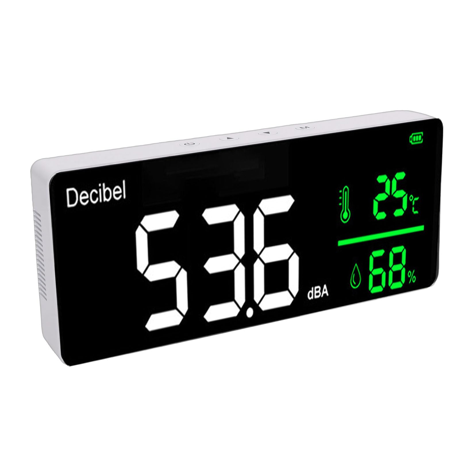 Hyuduo Medidor de Nivel de Sonido Pantalla LED de 11 Pulgadas 30-130dB