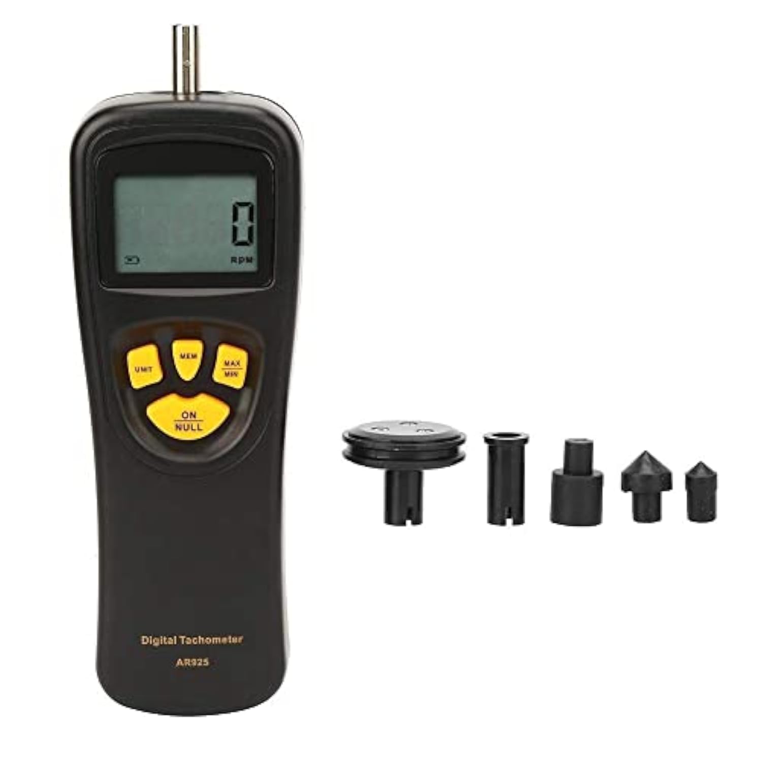 Tachometer Smart Sensor Tachometer Gauge Marker 0.5-19999 RPM Hand Tachometer Contact Rotation Meter Tach Digital Photo Speed Tachometer with LCD Backlight-picture-21
