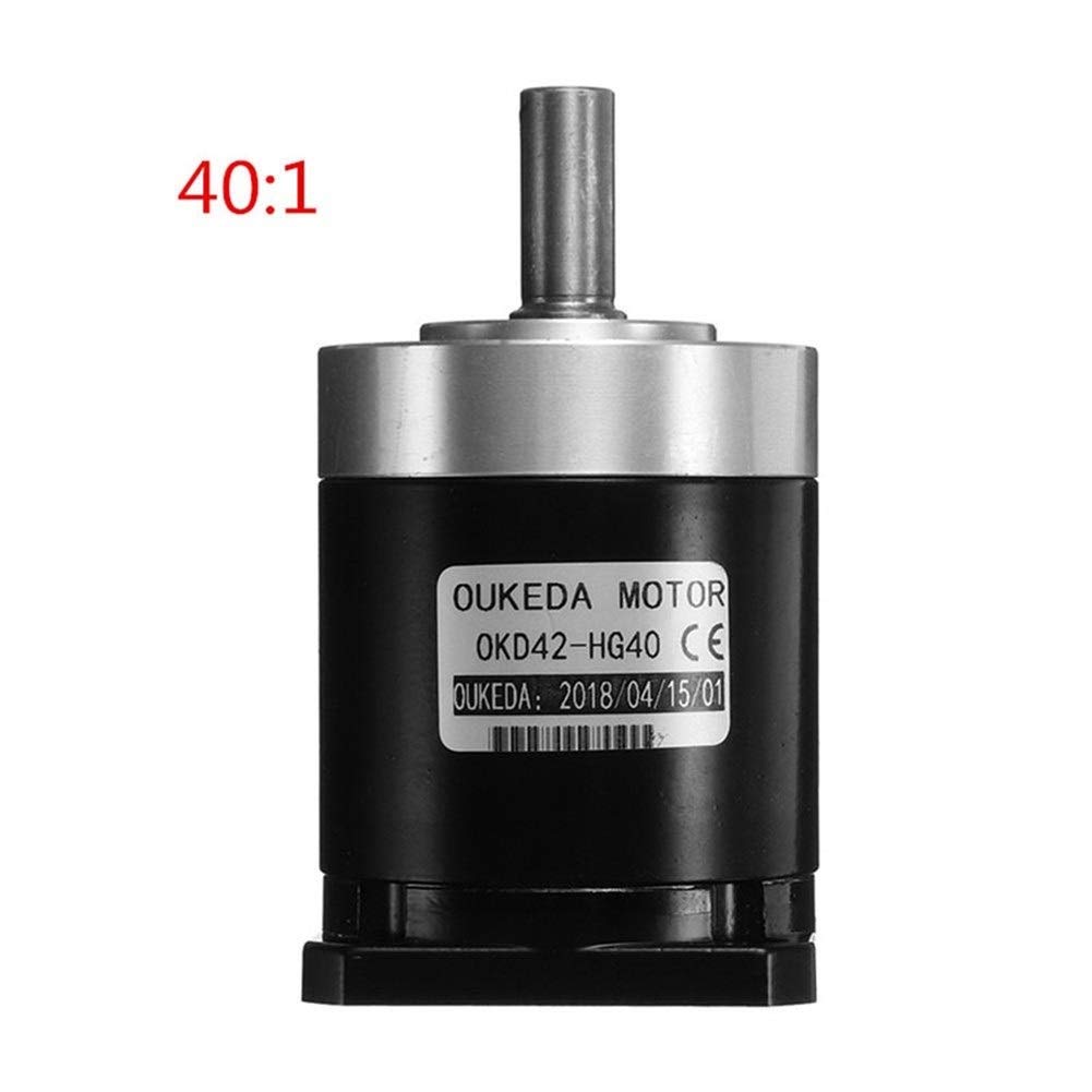 Stable performance Nema 42 Planetary Reduction Gear Motor Ratio 5:1 10:1 15:1 20:1 25:1 30:1 40:1 50:1 100:1-15:1,Durable and high quality (Size : 40:1)
