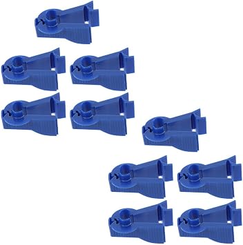 البريتونيوكليس حقيبة كليب 10 Pcs - المشابك البريتوني، مثبت خط أنابيب، مقاطع أنابيب & حاملي القسطرة