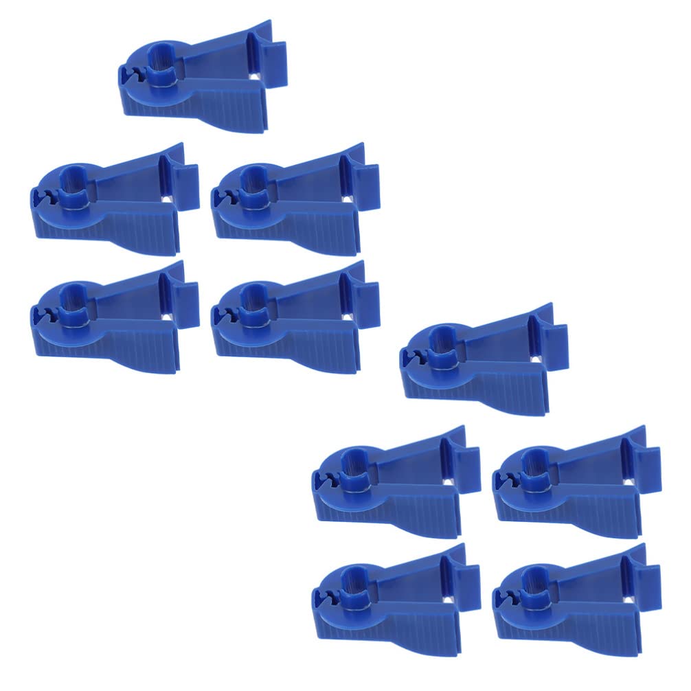 Peritoneoclysis Bag Clip 10Pcs - Peritoneal Clamps, Pipeline Fixator, Tubing Clips & Catheter Holders