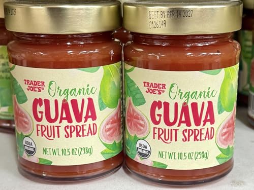 Trader Joe's Organic Guava Fruit Spread, USDA Organic, 10.5 oz (298g)