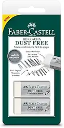 Borracha Branca, Faber-Castell, Dust Free, SM/187137, 2 Unidades