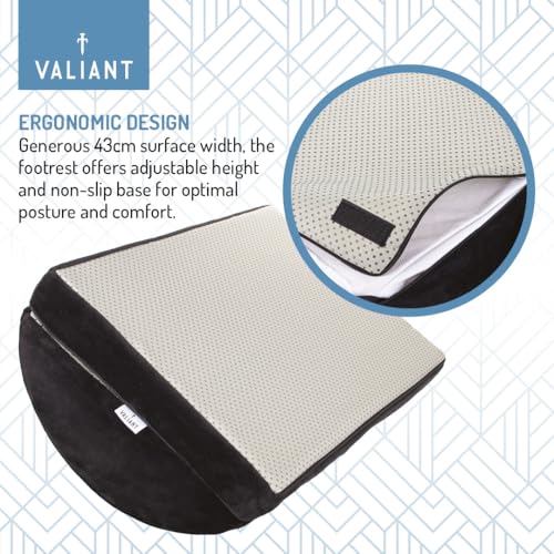 Heated Memory Foam Footrest - Adjustable Height & Heat Settings - Image 3