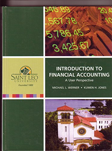 Introduction to Financial Accounting A User Per... 0536312540 Book Cover