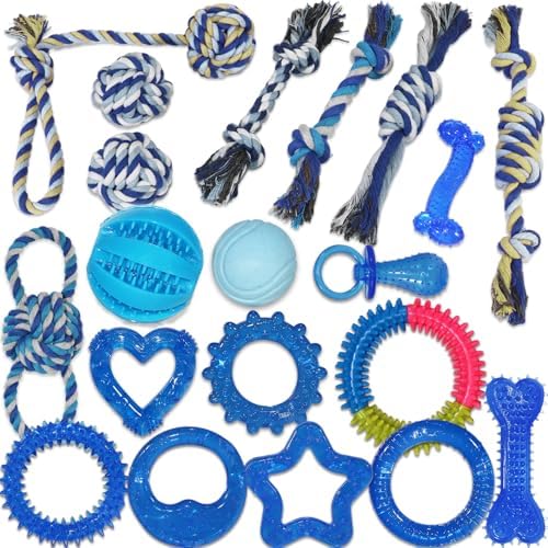 20 Pack Puppy Chew Toys for Teething & Fun (Chew Toys for Puppies...