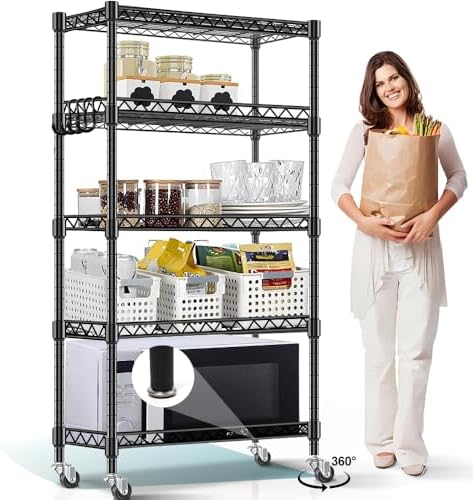 Estante de Aço, Estante Aço 5 Prateleiras 185 * 91 * 35 CM, Estan...