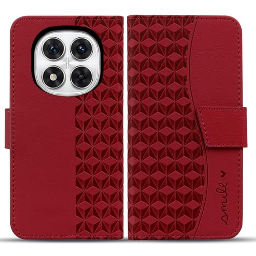 Rostsant Funda Xiaomi Redmi Note 14 Pro 5G Carcasa de Cuero PU Billetera Magnético Funda del Libro Con Ranuras para Tarjetas para Xiaomi Redmi Note 14 Pro 5G/Redmi Note 14 Pro+ 5G/Poco X7 5G Rot Rostsant Funda Xiaomi Redmi Note 14 Pro 5G Carcasa de Cuero PU Billetera Magnético Funda del Libro Con Ranuras para Tarjetas para Xiaomi Redmi Note 14 Pro 5G/Redmi Note 14 Pro+ 5G/Poco X7 5G Rot