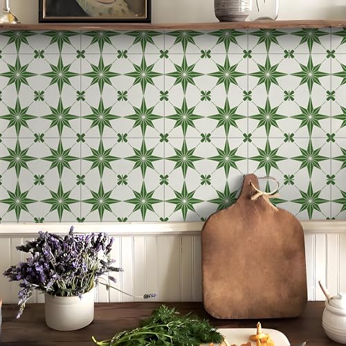 Peel and Stick Floor Tiles: 11.8"x11.8" Vinyl Flooring by Dureidos - Used condition - Image 6