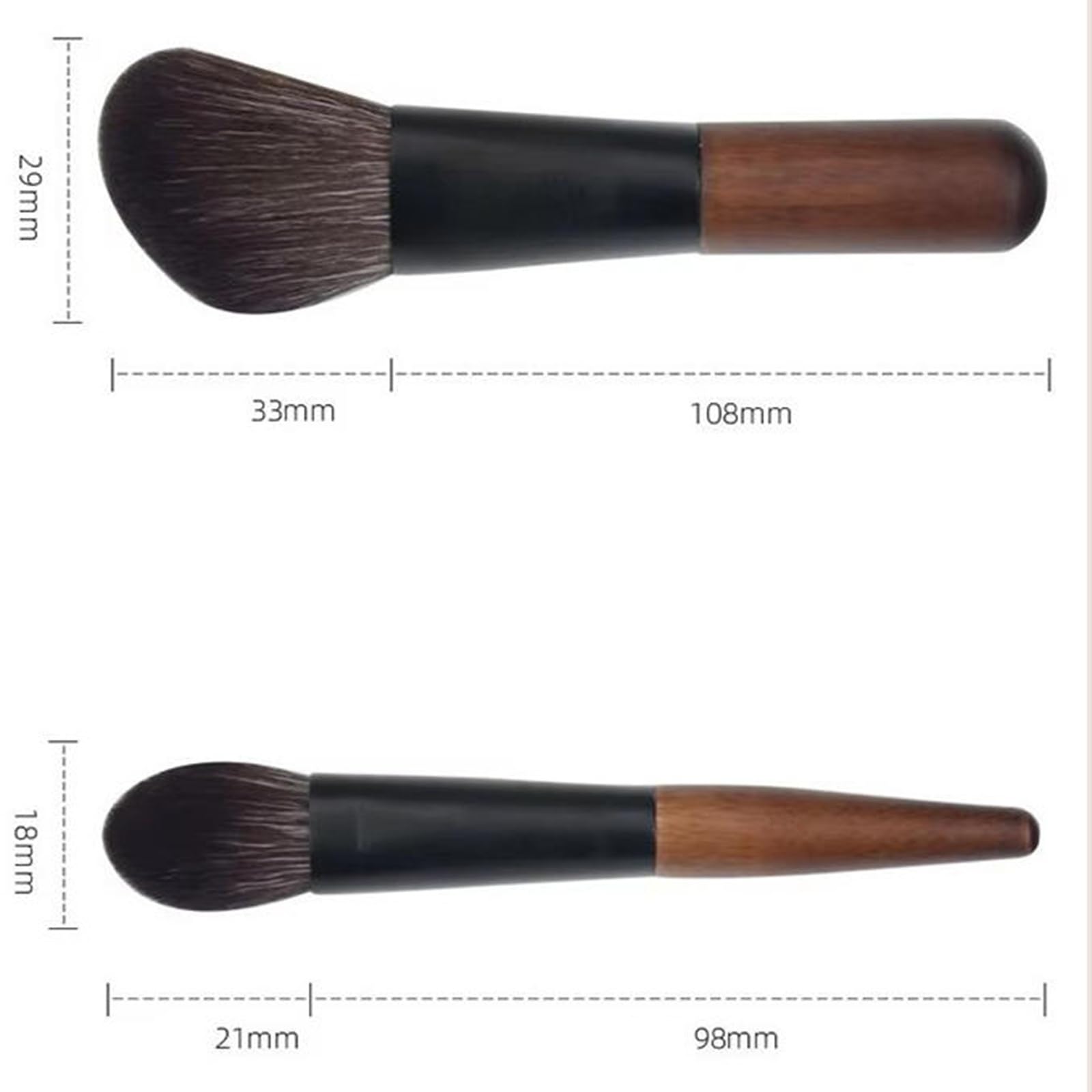 Make-up Pinsel Set 15 Mini Tragbare Make-Up Pinsel Set Faser Haar Pulver Dispergieren Werkzeug Professional