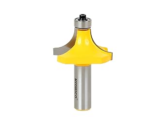 YONICO 13167 5/8-Inch Radius Round Over Edge Forming Router Bit 1/2-Inch Shank