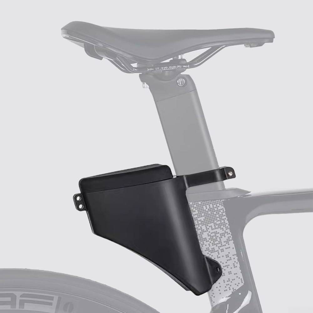 HOMPER Borsa Sella Bicicletta 1,5L Impermeabile - Tasca Rete, Riflettente, Supporto Fanale, Per Ciclismo E MTB - Foto 11