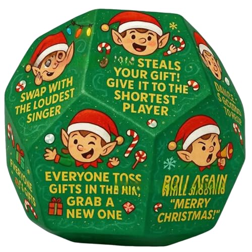 Hilarious Exchange Party Game Dice, Exchange Gifts Family Game, Christmas