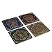 Paladone Harry Potter Coasters for Drinks - Hogwarts Crest Design - Premium Metal Drink Coaster