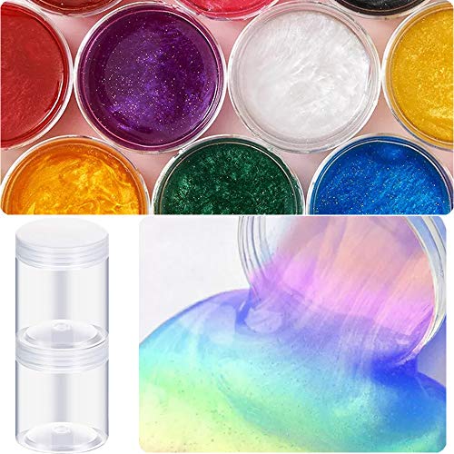 20 Pack 4oz Round Plastic Jars with Lids Empty Clear Slime Containers,Wide-Mouth Refillable Storage Containers for… - Image 5