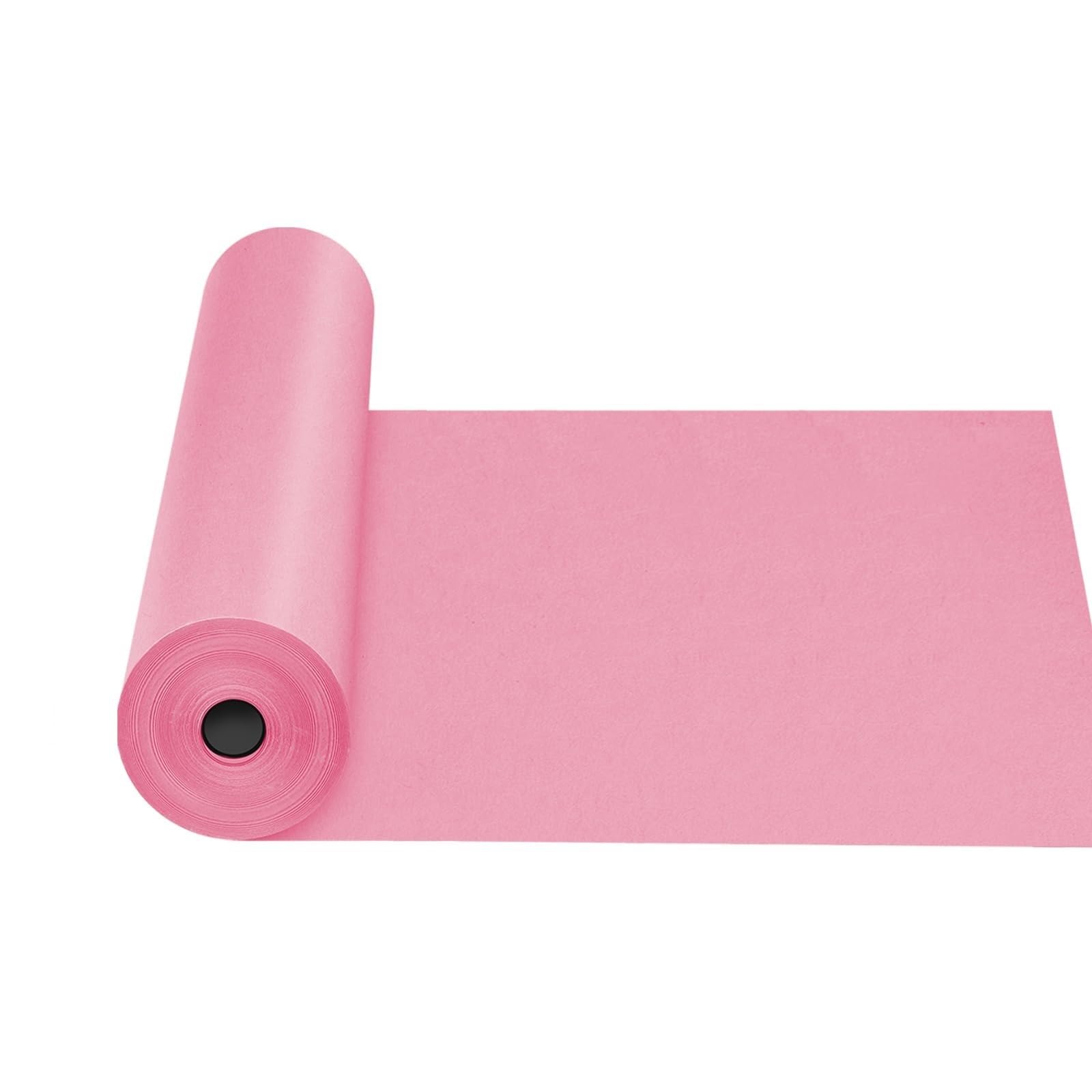 Papier pakowania prezentów urodzinowych kwiatowym, Rolka papieru do pakowania prezentów różowa 30 cm x (3-10) m(Pink 30cmx5m)