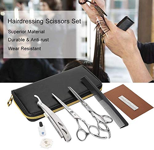 Ciseaux de coiffure professionnels en acier inoxydable pour coupe précise - 2