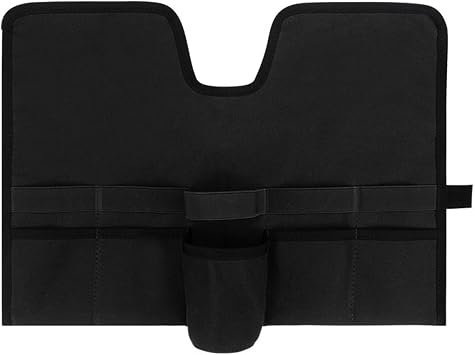 Bartender Kit Bag, Canvas Folding Cocktail Set With Travel Tools, Perfect For Camping, Parties And Outdoor Mixology (Black)