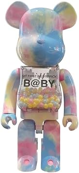 Bearbrick, 400% 28cm Building Blocks Bear Showcase Figurines Collectibles Sculpture Statue