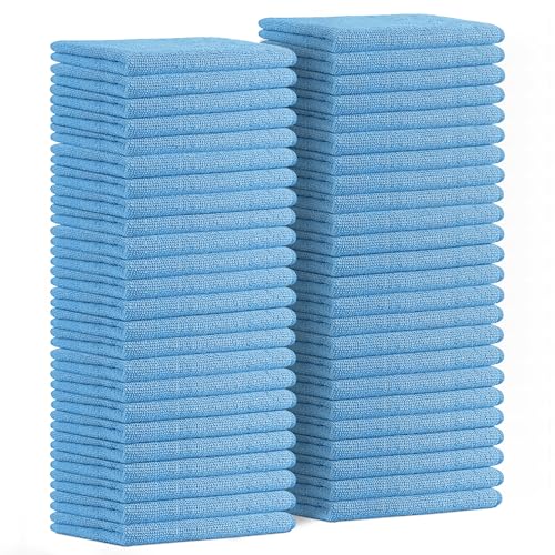 Avalon Towels Microfiber Cleaning Cloths (Value Pack of 48) Size 16
