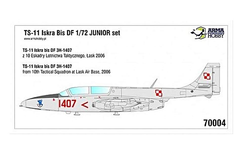 Arma Hobby 1/72 Scale Junior Sets - Airplane Series Plastic Model Kits (TS-11 Iskra) - Image 3