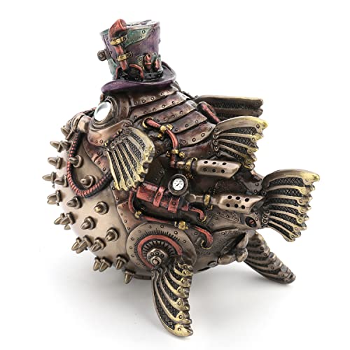 Estatua de Resina Verde Diseño Veronese 13 cm Steampunk miniatura 4