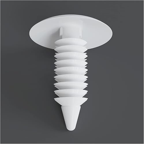 Miniatura 9 de Remaches de correa de calibre mediano de 34 pulgadas de longitud para reparación de sillas de patio, paquete de 30 (blanco)