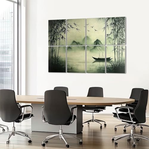 8 Pack Paneles Acústicos Absorbentes de Sonido Decorativos Autoadhesivos 48"x32" miniatura 7