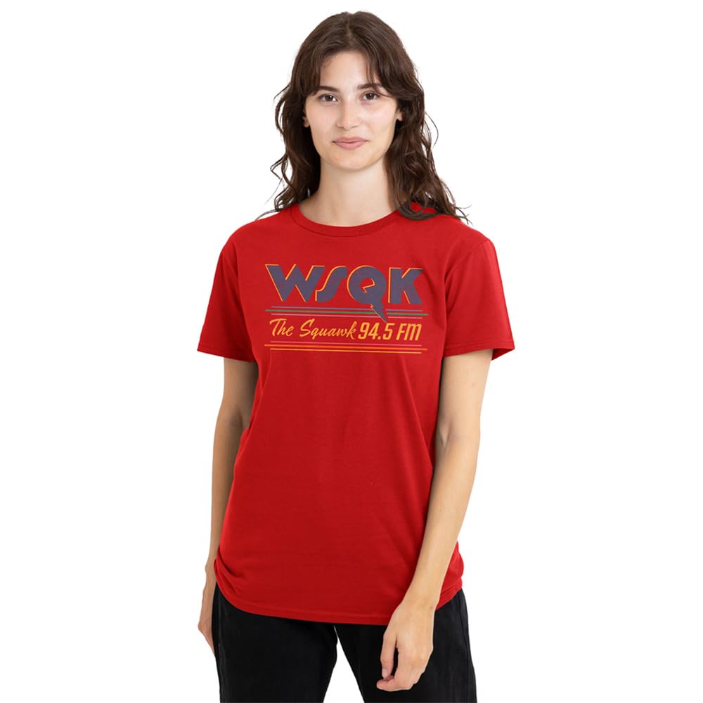 Stranger Things Women's Red Wsqk The Squawk Shirt, Xxl Uk