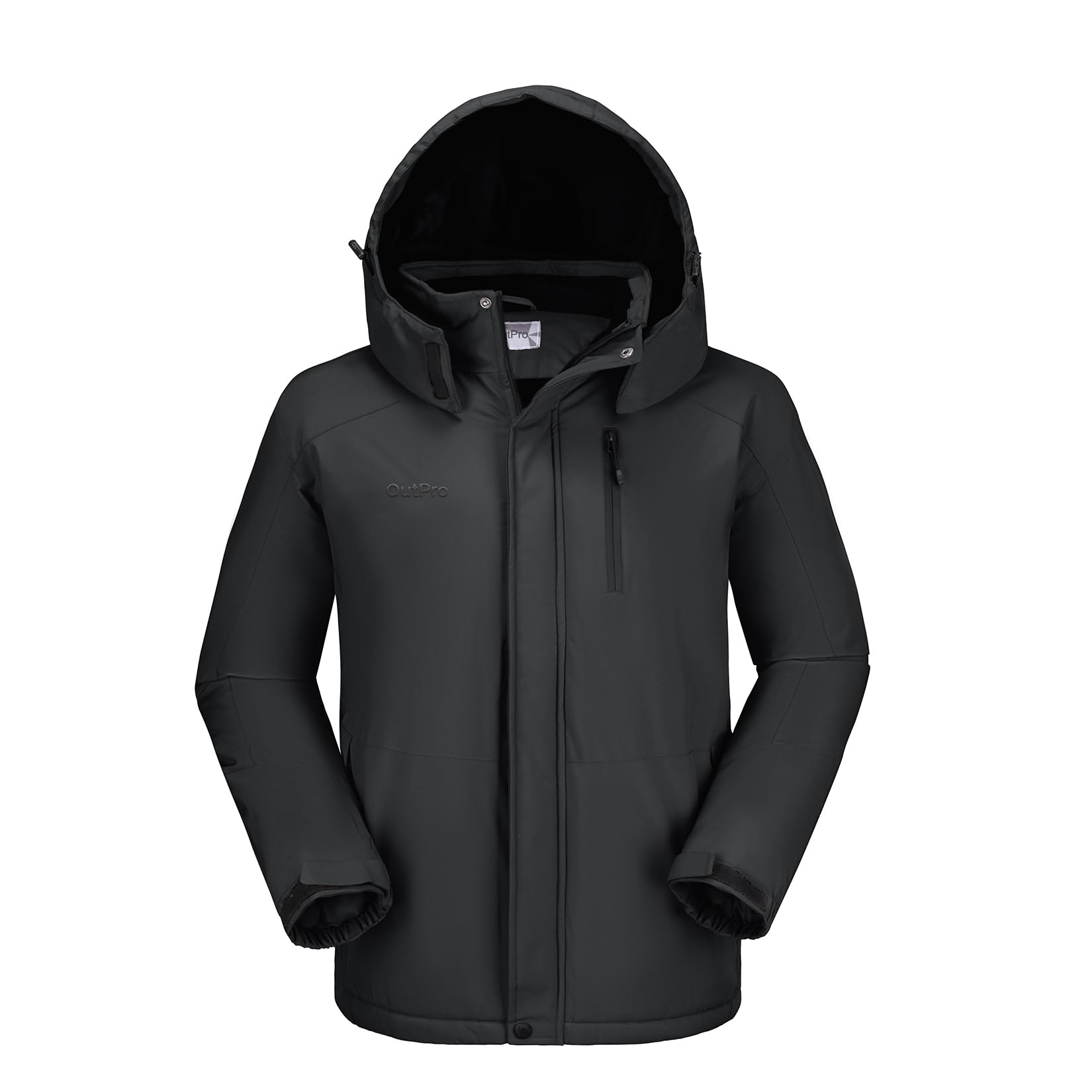 OutPro Herren Skijacke Vielseitige Winterjacke - Wasserdicht, winddicht,Perfekt für Outdoor-Aktivitäten und Winterwanderungen
