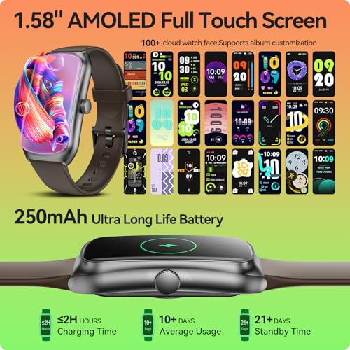 Anyloop Fitness Tracker With 24/7 Heart Rate/Swimming/Sleep/Calorie/Step Tracker, Ip68 Waterproof Smart Watch 100+ Sports Modes thumb #5
