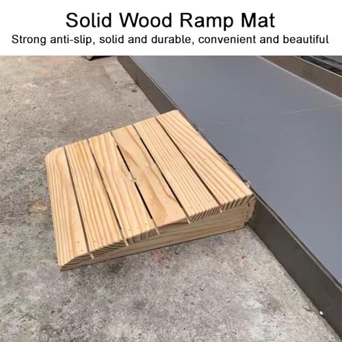 Rampa de umbral de madera para sillas de ruedas 2200 lbs miniatura 3