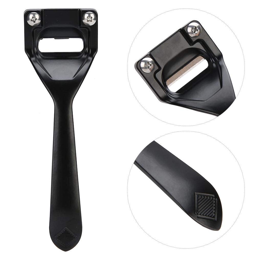 Outil Skiver 3 En 1 Pour Cuir – Avec 3 Lames De Rechange – Pour Amincir Et Biseauter Les Bords – Acier Inoxydable – Doré