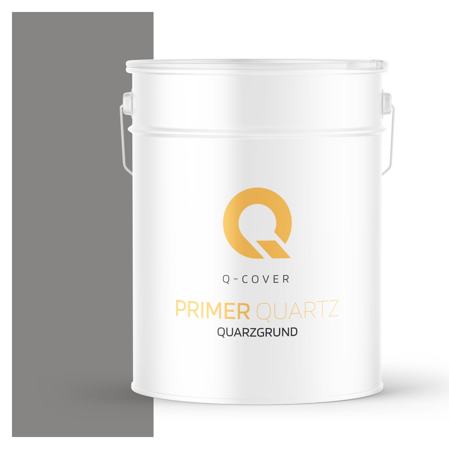 Quarzgrund für Dekorativer Putz mit Mica Grau D905 15KG | Acrylatdispersion Grundiermittel Innen & Außen für Wände und Decken Grundierung Schutz Mosaikputz ca. 0,3-0,4 KG/m2