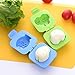 YunKo 6Pcs Egg Rice Mold Hard Boiled Egg Mold Fish Car Heart Shape Onigiri Molds Rice Ball Maker, Fondant Cake Pop Decorating Tool Fun Cookery Kitchen Gadgets
