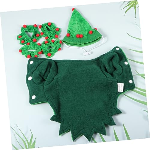 Disfraz de Navidad para Perro BESPORTBLE S Verde miniatura 6