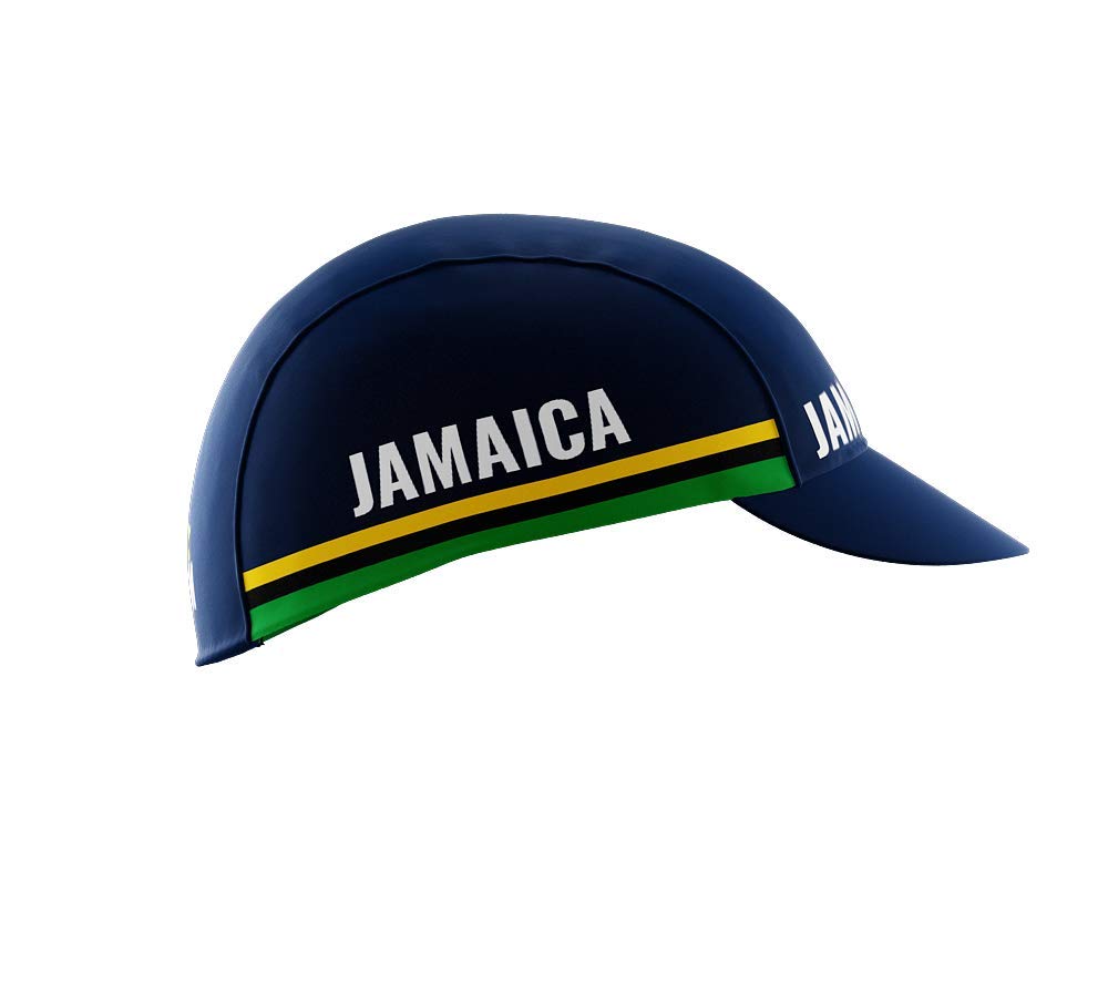 ScudoPro Jamaica Black Code Bike Cycling Cap Road MTB or Running
