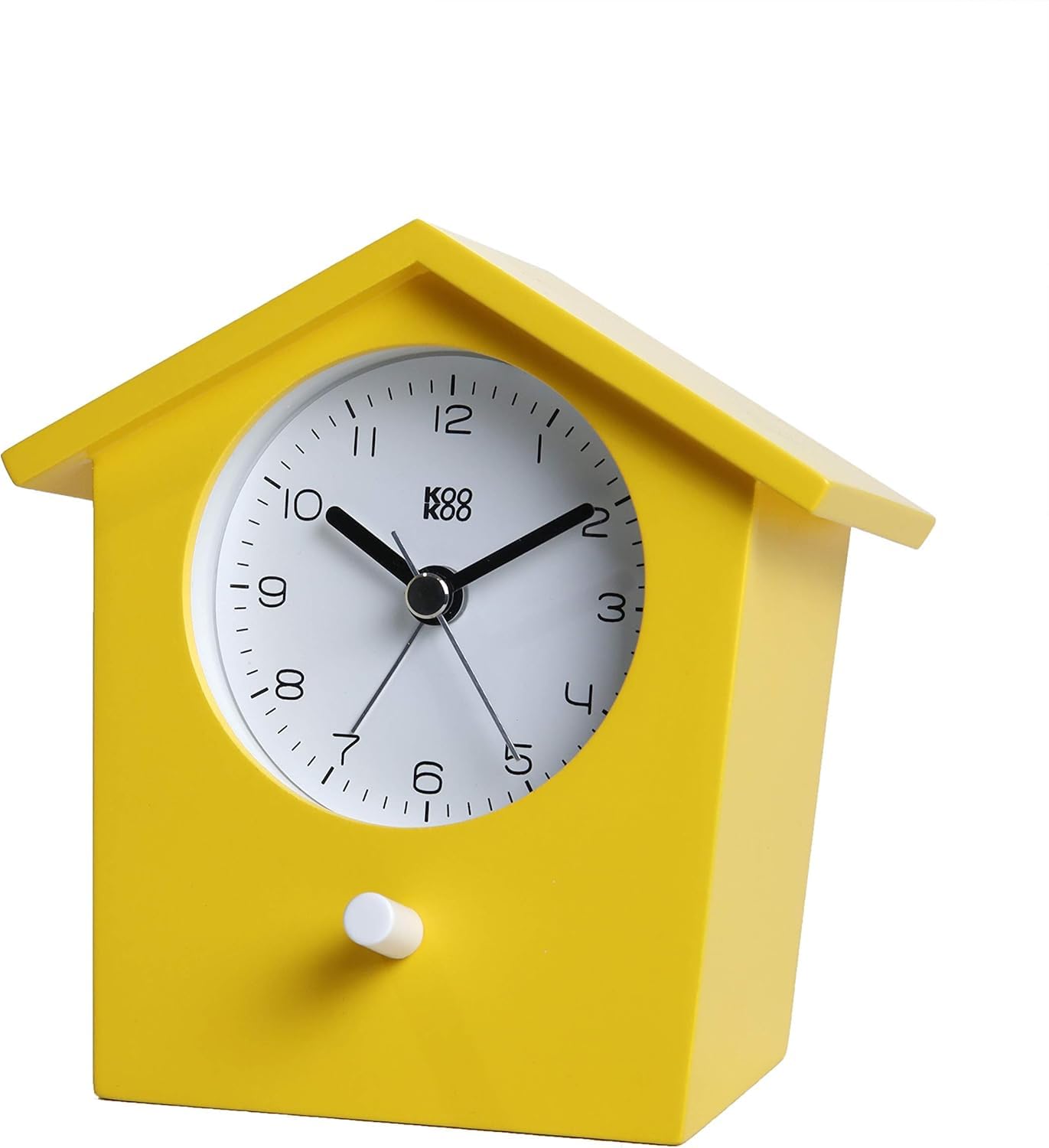 KOOKOO EarlyBird Gelb, Wecker mit Vogelmelodie (Originalaufnahme) oder Dreiklangton
