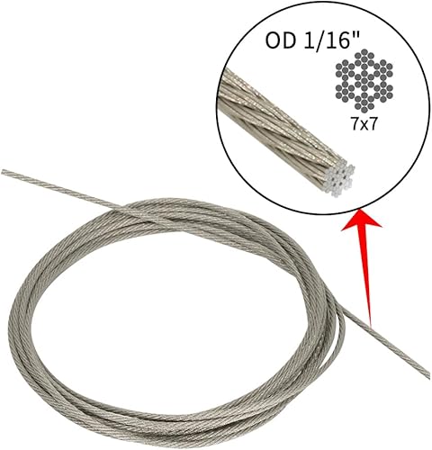 Miniatura 3 de Kit para colgar cuadros, kit para colgar espejos, ajustable, resistente, con accesorios de alambre para espejo de marco 78 pulgadas x 116, 50