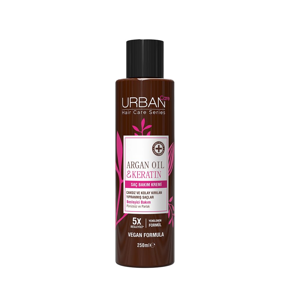 Urban Care Argan Yağı & Keratin Kolay Kırılan Yıpranmış Saçlara Özel Saç Bakım Kremi 250ml