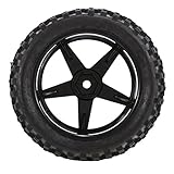 Replacement Part For 4PCS RC Tires 1/10 Tyre Nail Block Tread Pattern Five-pointed Star Rim 10 Spokes Rim For RC Car 1/10 Redcat - (Color: Five-pointed StarRim)